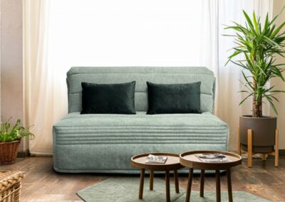 Banquette convertible BZ matelas Dunlopillo