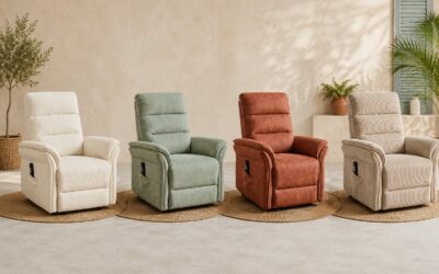 Sélection fauteuils releveurs en tissu
